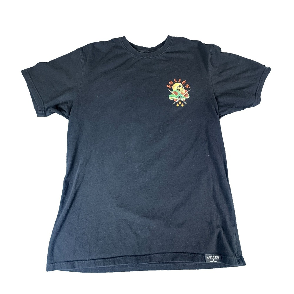 Sullen Art Collective Heart Breaker‎ T-Shirt Mens M Black Tattooed Graphic READ